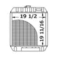 Radiator Fits New Holland LX665 LX865 L865 LS180 LX885 86534243 Fits John Deere