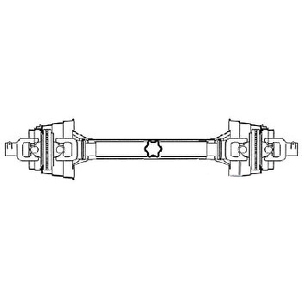 Double CV PTO Driveline Fits New Holland 1431 1432 H7450 Fits Case IH DCX131