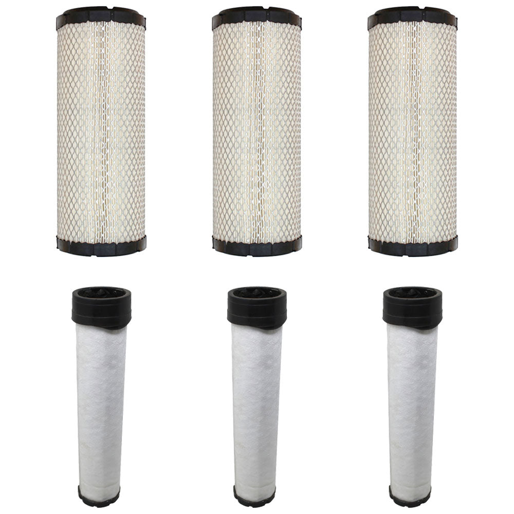 Qty 3: Inner and Outer Air Filters Fits Ferris Replaces 5022892X1