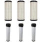 Qty 3: Inner and Outer Air Filters Fits Komatsu Replaces 119808-12520
