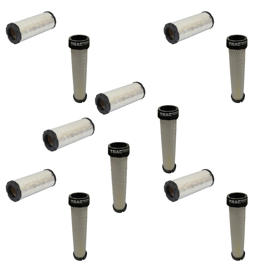 Qty 6: Inner and Outer Air Filters Fits New Holland Replaces 314531177