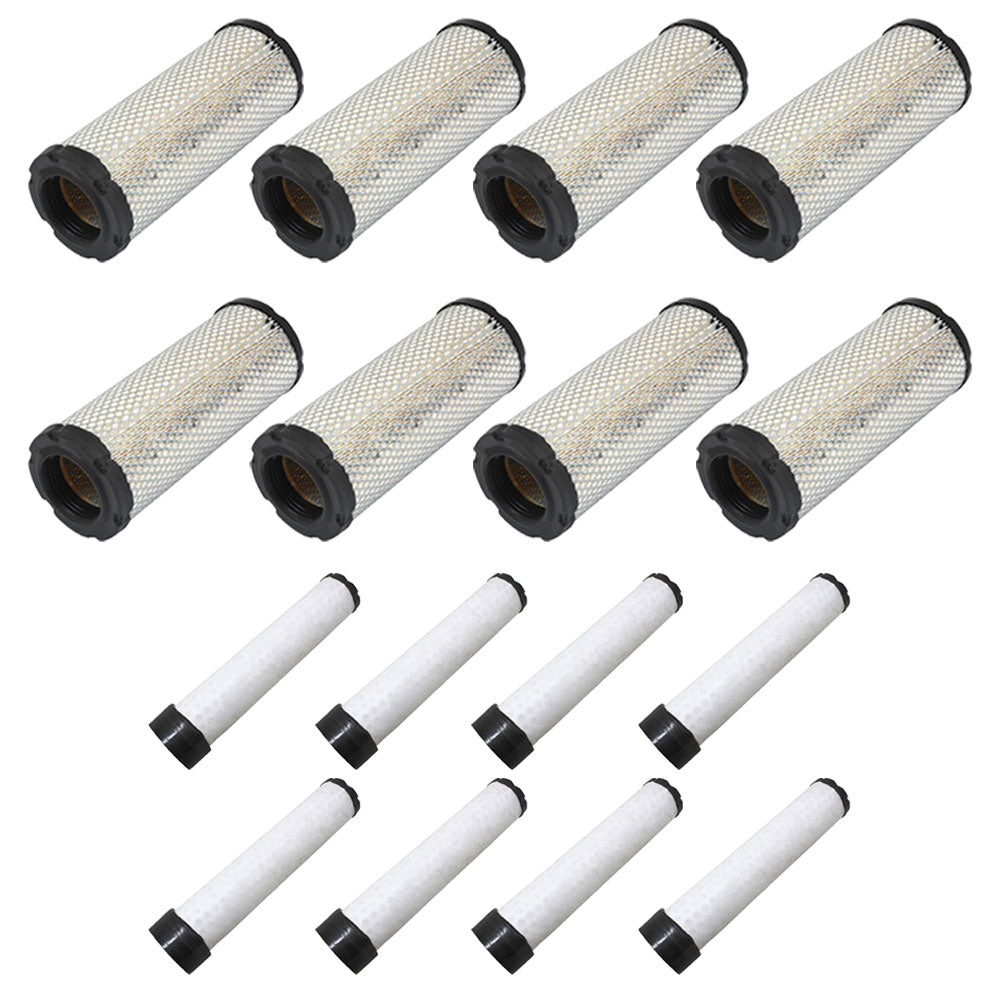 42036075 Qty 8: Inner and Outer Air Filters Fits Case/International Harvester