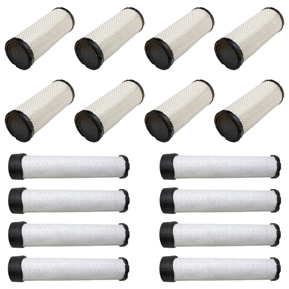 Qty 8: Inner and Outer Air Filters Fits Snapper Replaces 5101542