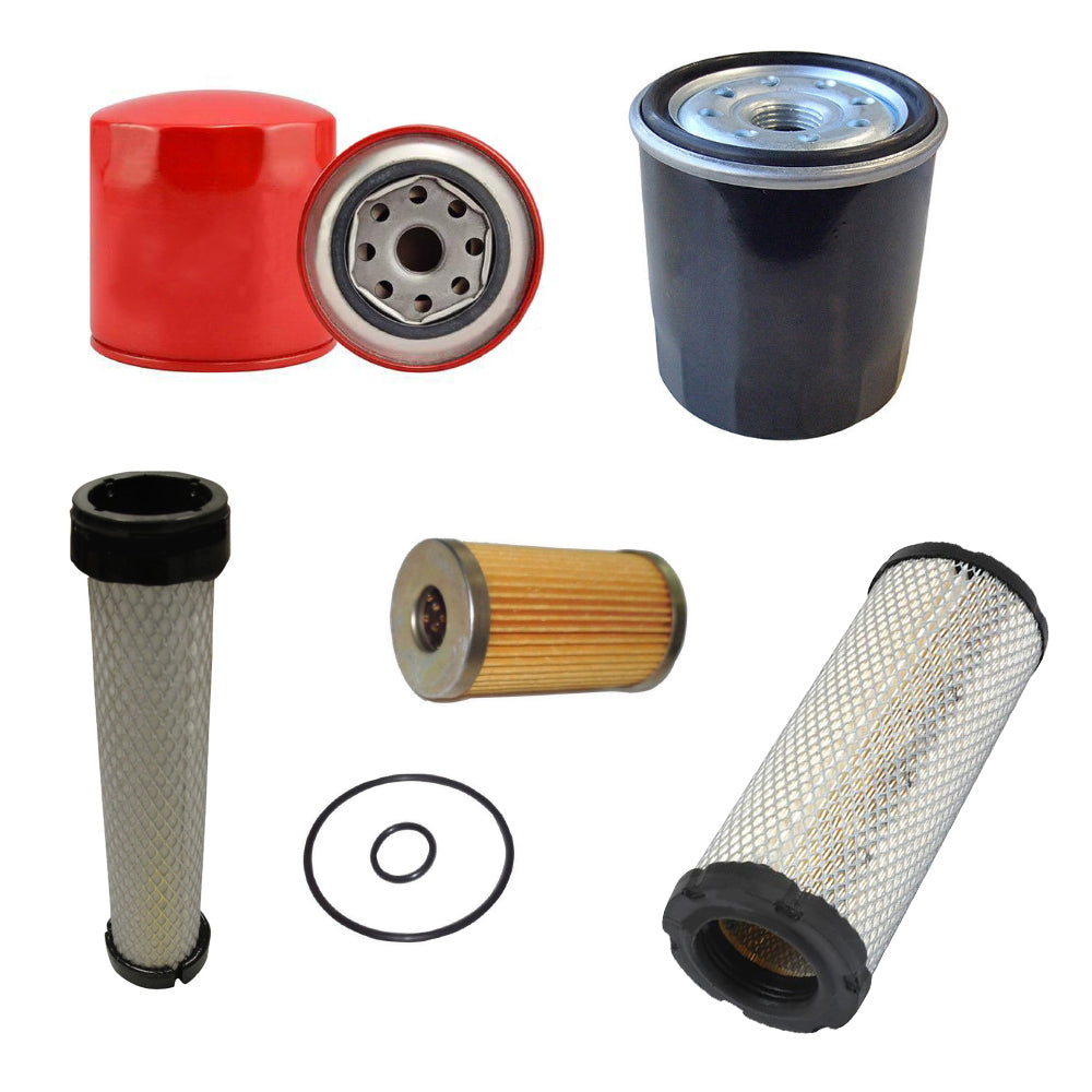 5-piece Filter Kit Fits Yanmar Replaces 12910055650