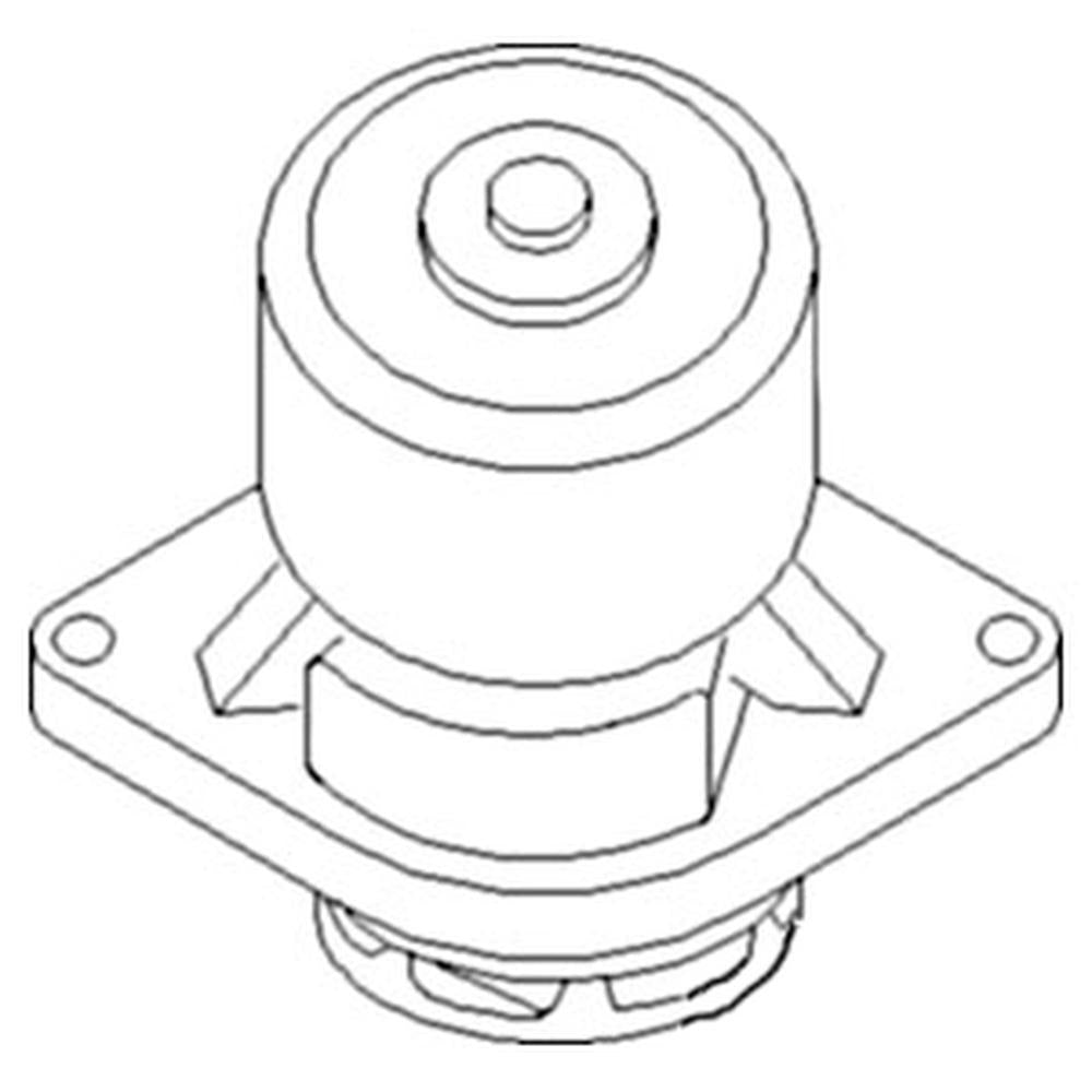 WN-87308650-PEX Pump, Water Fits International/CaseIH MX210 MX230 MX240 MX255