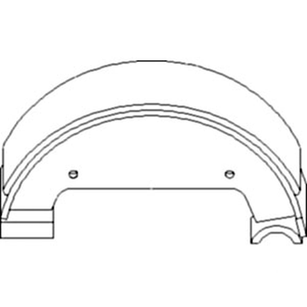 87344272 (2) New Compact Tractor Brake Shoes Fits Ford NH 2110 SBA328100041