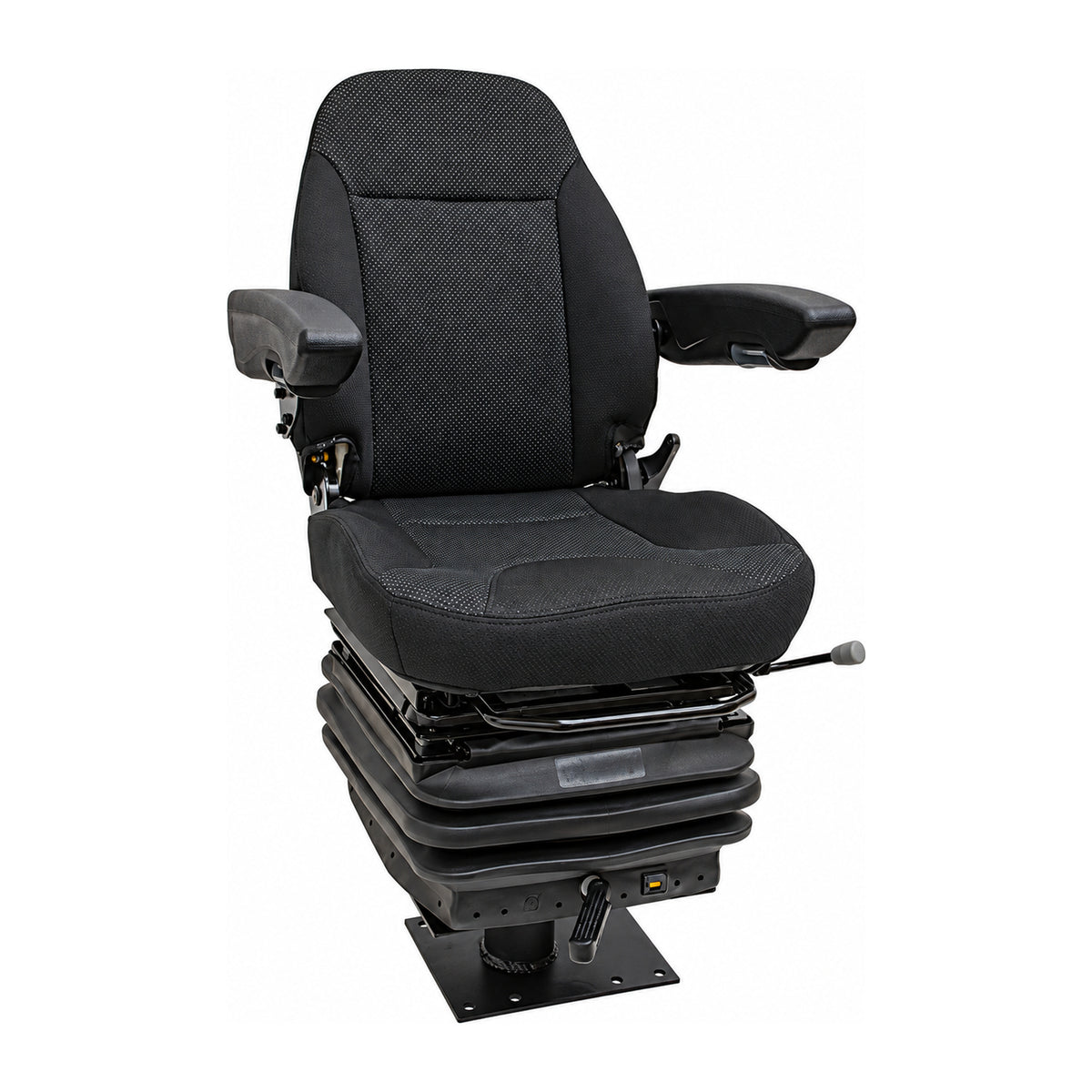87399491-E Economy Seat Assembly w/ Arms Cloth Fits Case 580N 590SM Backhoe