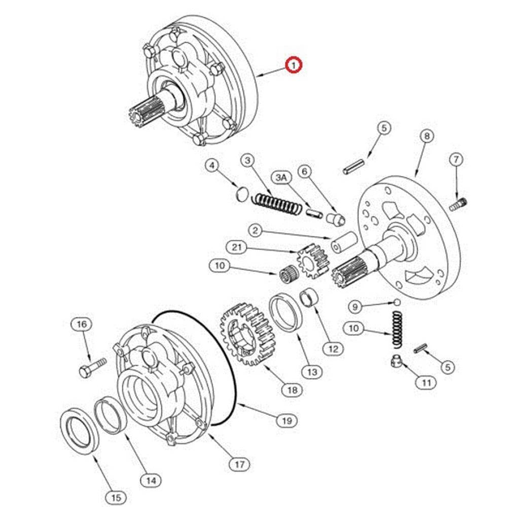 Transmission Charge Pump Fits Case/International Harvester Replaces 87429970