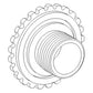 WN-87678413-PEX Sheaves, Rotor Drive, Variable Pulley Fits International/CaseIH