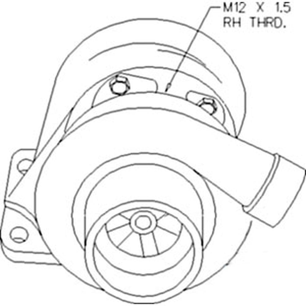 Turbocharger Fits Ford/New Holland Skid Steer LX885 L865 LX865 87801483