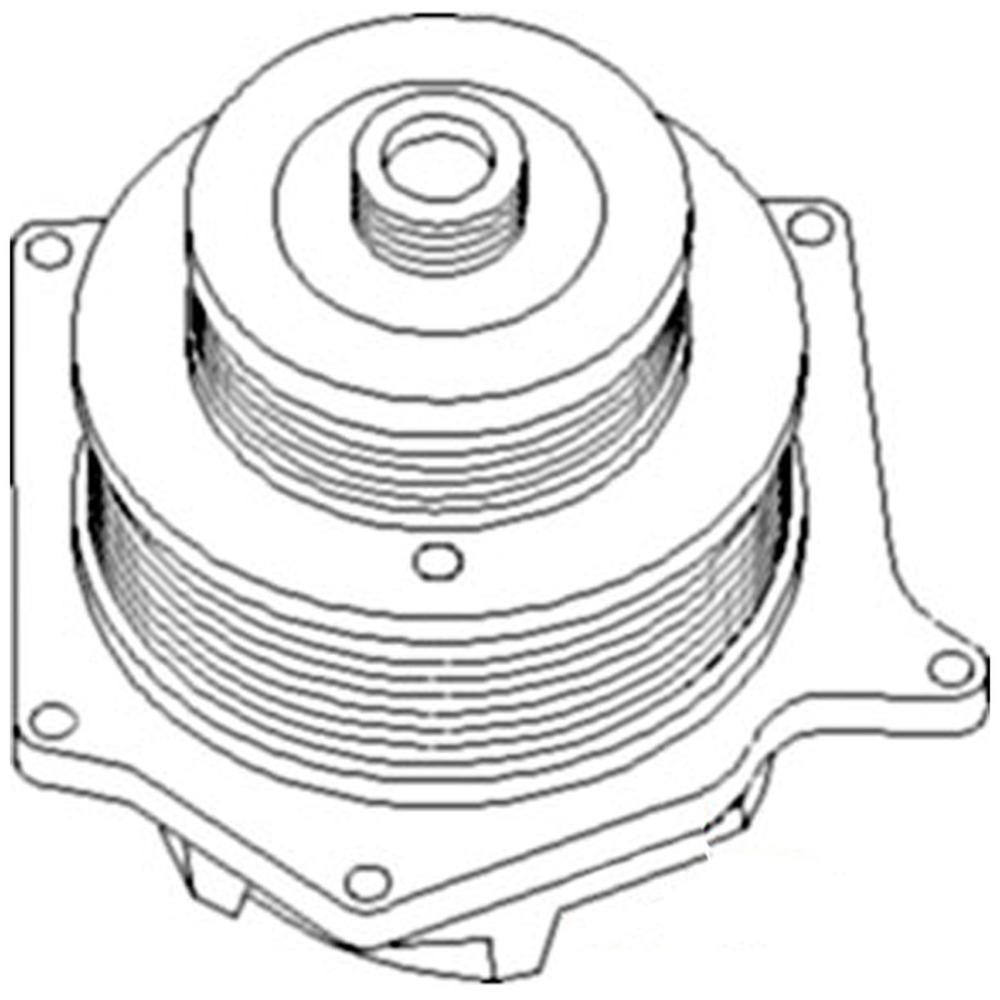WN-87384588-PEX Pump, Water Fits Ford/New Holland HW345 HW365 TM120 TM130 T
