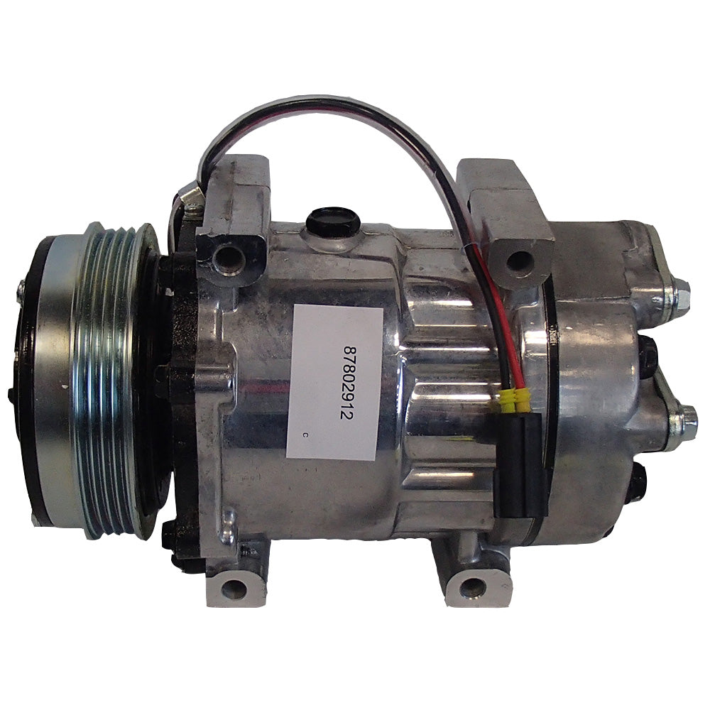 87802912 AC Compressor with Clutch Fits New Holland T6010 T6020 T6030 T6040
