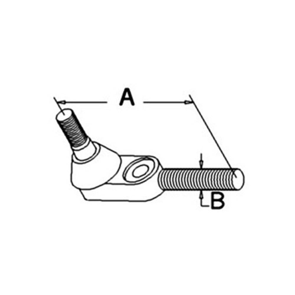 881889M91 New Tractor Tie Rod End Fits Massey Ferguson 175 178 175 UK 178 UK