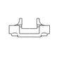 S.41964 Fork, Clutch Release, 886719M1 Fits Massey Ferguson