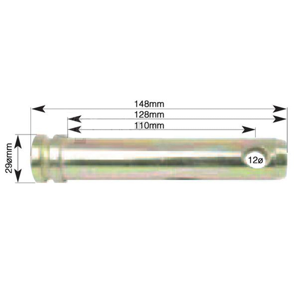 Link Pin Fits Massey Ferguson Replaces 182977M1