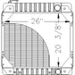 211076 Versatile Tractor Radiator, 20-3/8 x 26 - Fits Ford/New Holland
