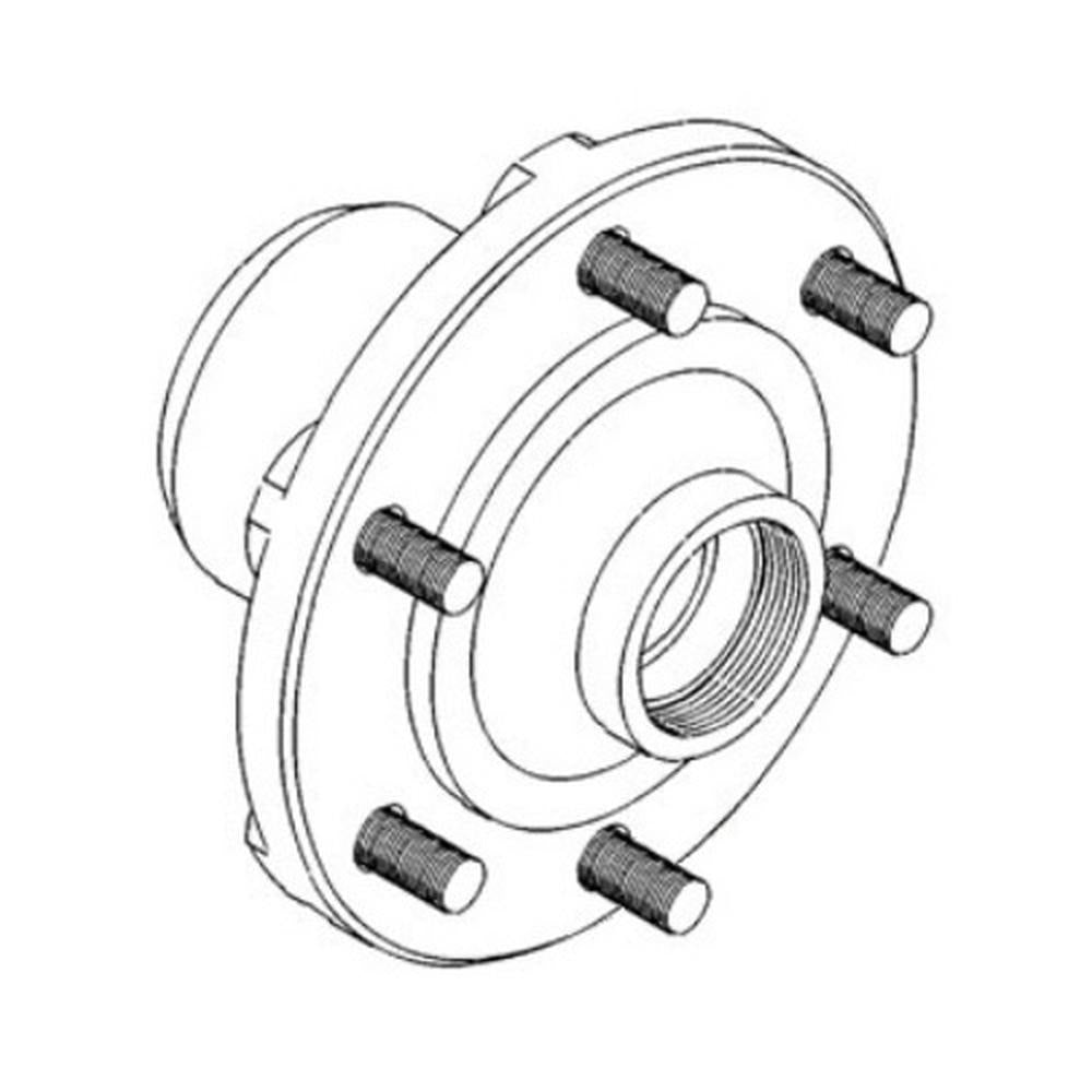 898085M91 Front Wheel Hub with Studs Fits Massey Ferguson Tractor 130 135 35X FE