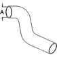 (1) 898745M1 Aftermarket Lower Radiator Hose Fits Massey Ferguson: 175 Uk 178