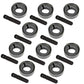 8E6208 & 8E6209 Ten Pack Replacement Pins & Retainers Fits Caterpillar J200