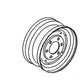 3048866R91 Rim, Front Wheel 4.5" x 16" Fits Case/International Harvester 1190