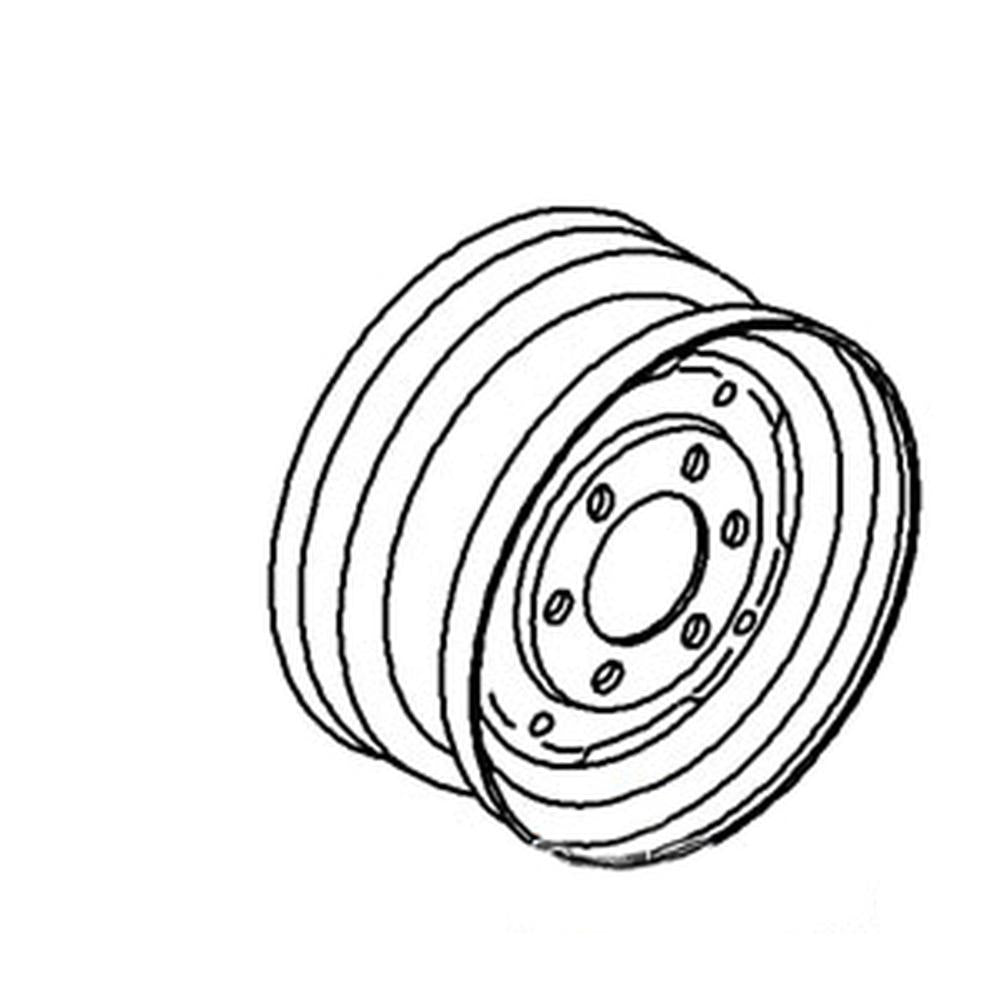 Rim, Front Wheel 4.5" x 16" Fits John Deere Replaces AN241675
