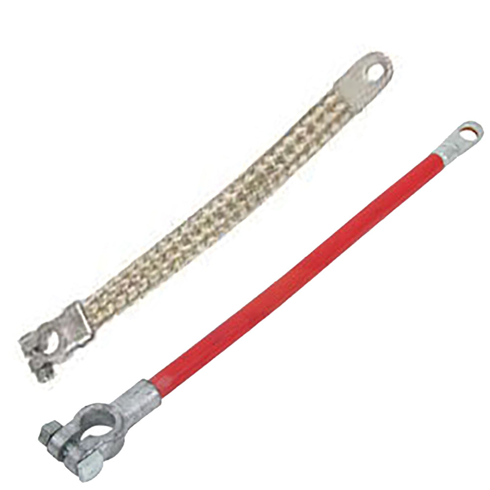 Battery Cable & Ground Strap Set Fits Ford/New Holland Replaces 26A112