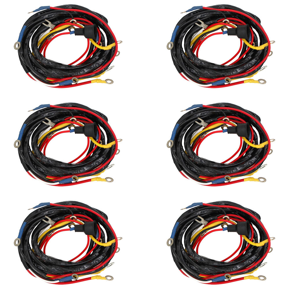 Set of Six (6) Wiring Harness Fits Ford 8N 86614726