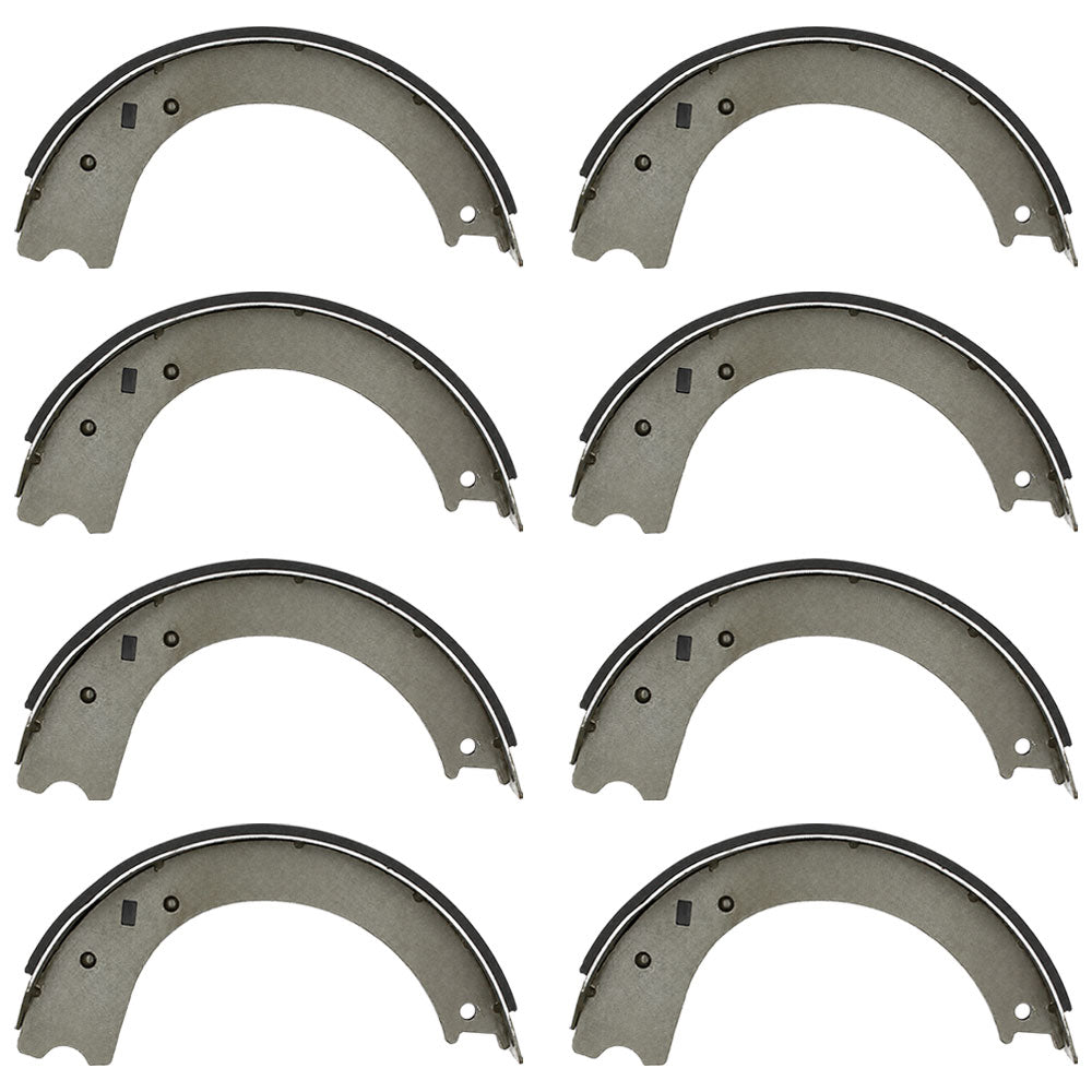 8N2200B Set of 8 Halves (Four Pairs) of Brake Shoes Fits Ford New Holland Tractors 8N and NAA