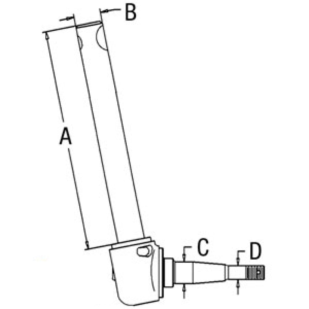 Left Hand Spindle Fits Ford/New Holland Replaces 82850818
