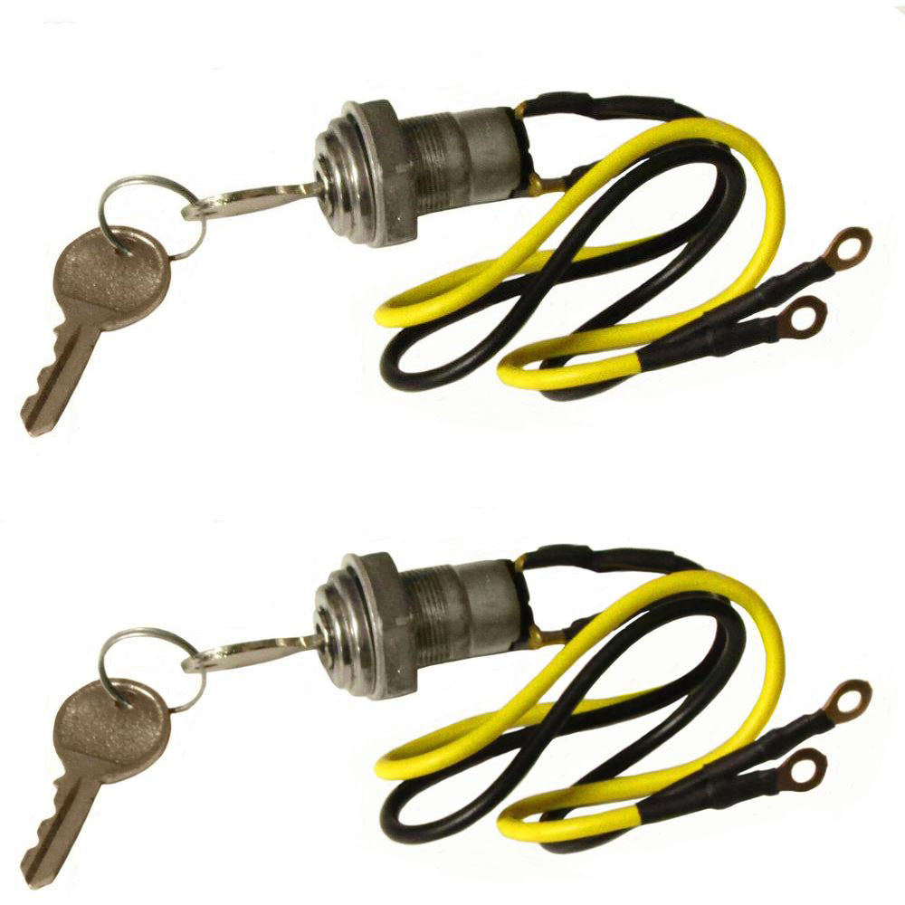 Qty 2: Ignition Switch w/ Wire & Keys Fits Ford New Holland Replaces 1100-0959