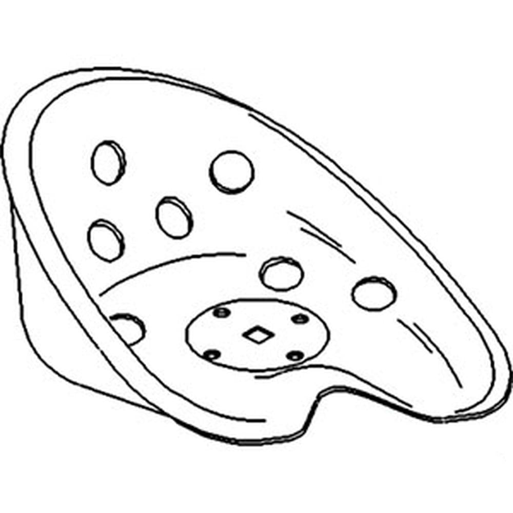 R0640 Pan Seat - Fits Massey Ferguson 35, 50, F40, TE20, TEA20, TO20, TO30, TO35
