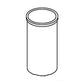 8N6055B Sleeve .090" Heavy Wall Liner Fits Ford New Holland 2N 8N 9N