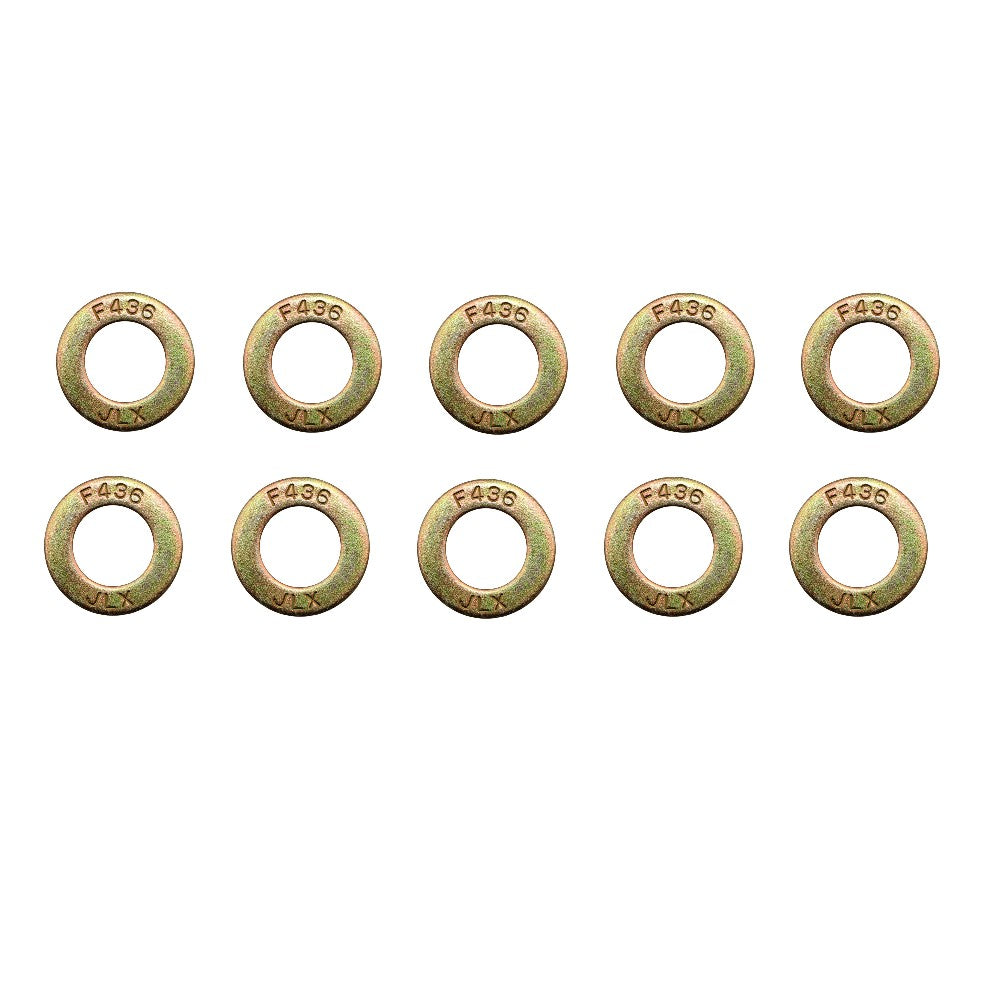 Ten (10) Washers 8T4123 Fits Caterpillar Bolt Sizes: 3/8" 8T-4123
