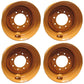 Replacement Set of Four (4) 16.5" x 9.75" x 8" Rims Fits Case Skid Steer D136530