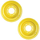 (2) Yellow 16.5X9.75X8 Wheel Rims Fits John Deere & Fits Caterpillar Skid Steers
