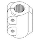4WD Transfer Gearbox Coupling Fits Case IH 495 895 595 685 Fits International