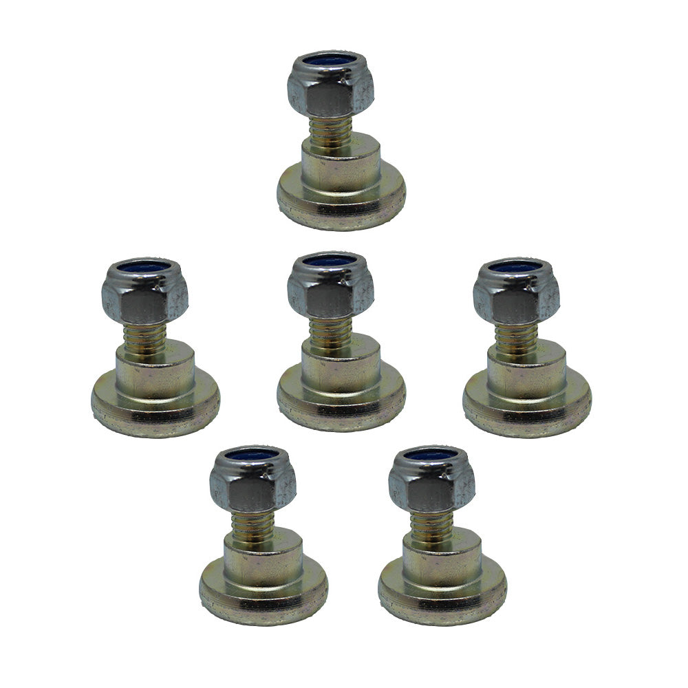 Qty 6: Disc Mower Blade Bolt Kit Fits Universal Products Replaces 90081160K