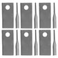 700711858 902-61560 (6) RH Disc Mower Blades Fits Case IH Fits MF Fits Vicon