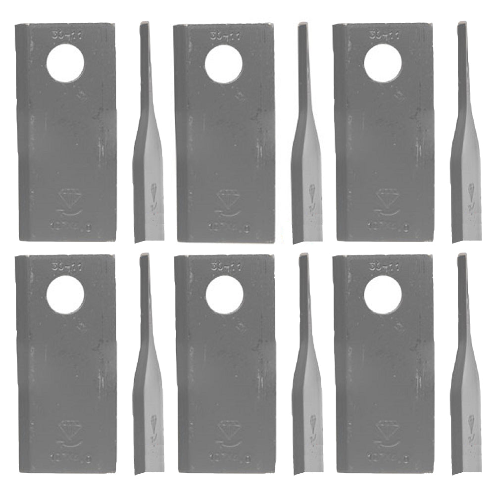 Qty 6: Disc Mower Blade Fits Macdon Replaces 281446