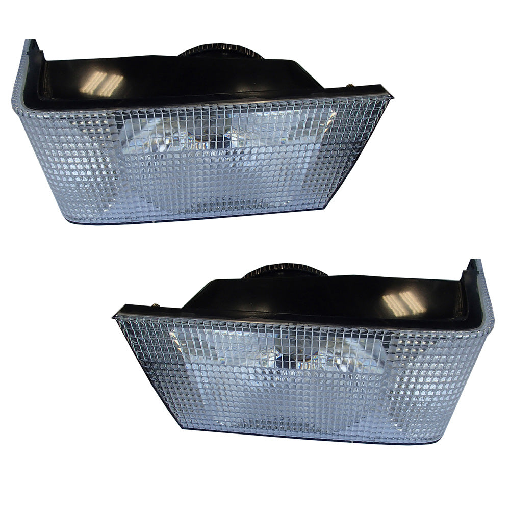 Halogen Headlight Assembly Set - LH and RH Fits Case IH 7130 7140 7230 7120 7240