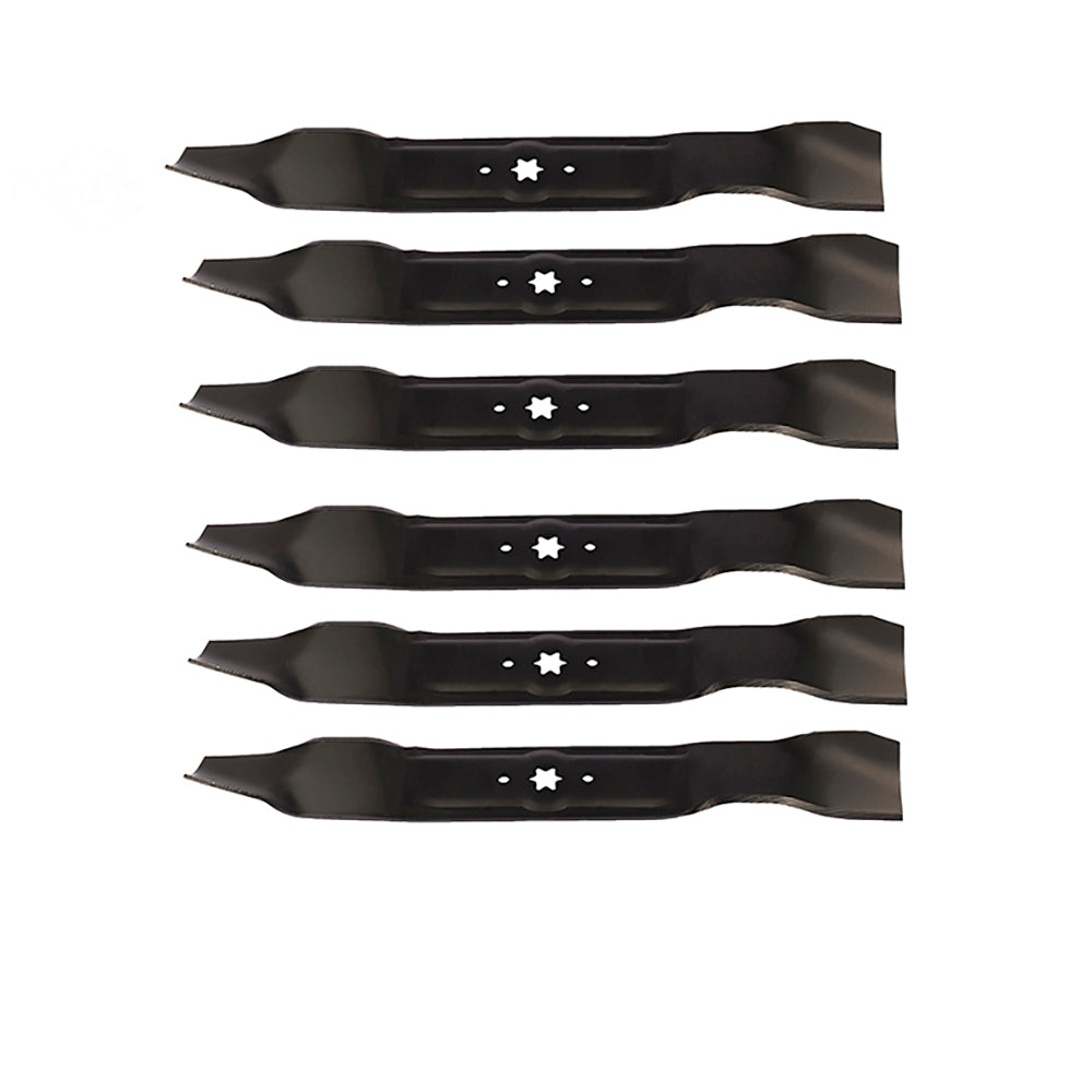 Qty 6: Mulching Blade
 Fits Troy Bilt Replaces 490-110-M115