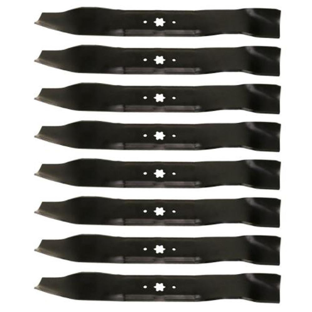 8 (Eight) Mulching Blades 42" Deck Fits MTD 942-0616A Fits Bolens Fits Cub Cadet