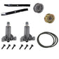 Deck KIt w/, Mulching Blade, Pulley, Drive Pulley, Spindle, Belt Fits Craftsman
