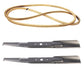 Deck Blades Belt Kit Fits Cub Cadet 42" LTX1042 LTX1040 954-04060B 942-04308