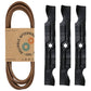 One (1) New Lawn Mower Belt and Blade Kit Fits Cub/MTD Cadet 50" Deck