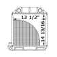 211110 Northern Radiator Fits Ford/New Holland FORDSON DEXTA 957E8005