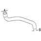 957E8286 Bottom Radiator Hose Fits Ford Tractor Dexta Super Dexta