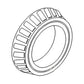 960E4621 831888M1 HM903249 513368 Bearing Cone Fits Ford 2000 3000 4000 Tractors