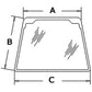 Cab Glass - Windshield Fits Case 580 Super L 580M 580 Super M 570LXT 580L 580K