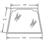 New Glass Front Windshield 97290C1 Fits Case 570MXT 580K 580SK 580SL 590SL